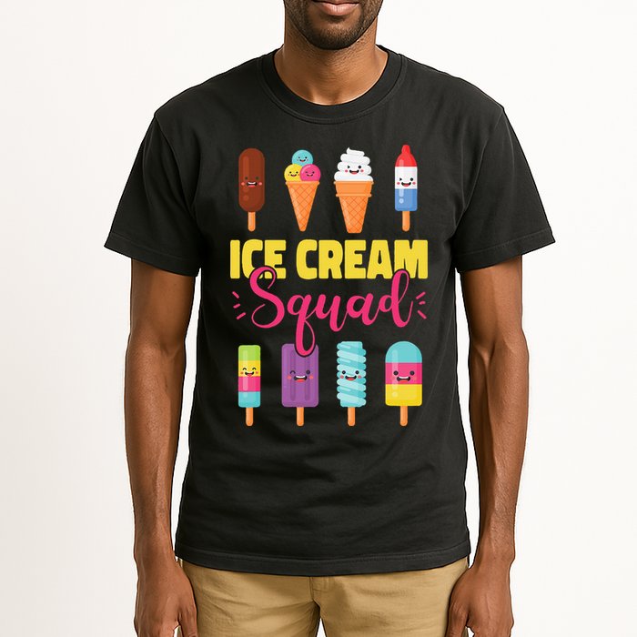 Ice Cream Team Cone Popsicle Ice Cream Squad Tall T-Shirt