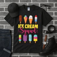 Ice Cream Team Cone Popsicle Ice Cream Squad Tall T-Shirt