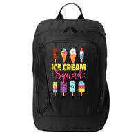 Ice Cream Team Cone Popsicle Ice Cream Squad City Backpack