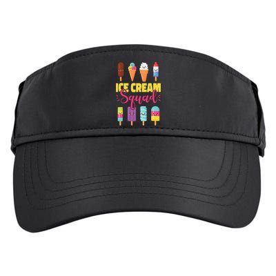 Ice Cream Team Cone Popsicle Ice Cream Squad Adult Drive Performance Visor
