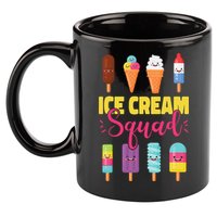 Ice Cream Team Cone Popsicle Ice Cream Squad 11oz C Handle Ceramic Mug