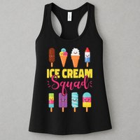 Ice Cream Team Cone Popsicle Ice Cream Squad Womens Tank Top