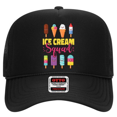 Ice Cream Team Cone Popsicle Ice Cream Squad Trucker Hat