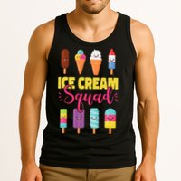 Ice Cream Team Cone Popsicle Ice Cream Squad Tank Top