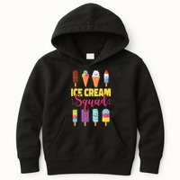 Ice Cream Team Cone Popsicle Ice Cream Squad Kids Hoodie
