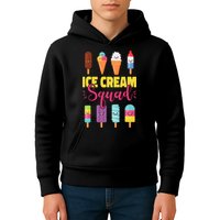 Ice Cream Team Cone Popsicle Ice Cream Squad Kids Hoodie