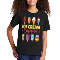 Ice Cream Team Cone Popsicle Ice Cream Squad Kids T-Shirt