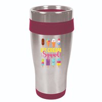 Ice Cream Team Cone Popsicle Ice Cream Squad 16oz Travel Tumbler