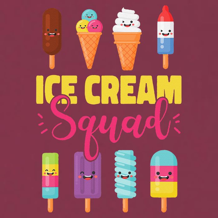Ice Cream Team Cone Popsicle Ice Cream Squad 16oz Travel Tumbler
