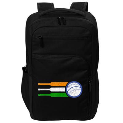 India Cricket Team Gift Indian Cricket Fan Flag Gift Impact Tech Backpack
