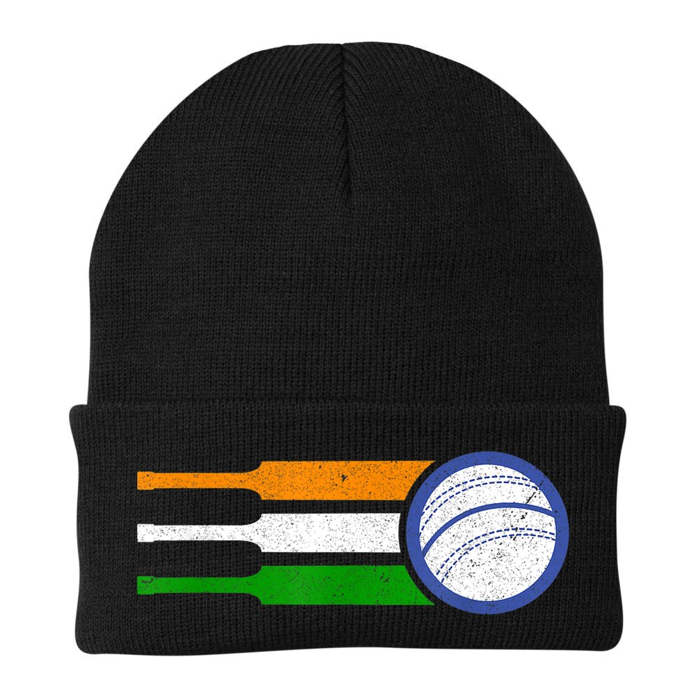 India Cricket Team Gift Indian Cricket Fan Flag Gift Beanie