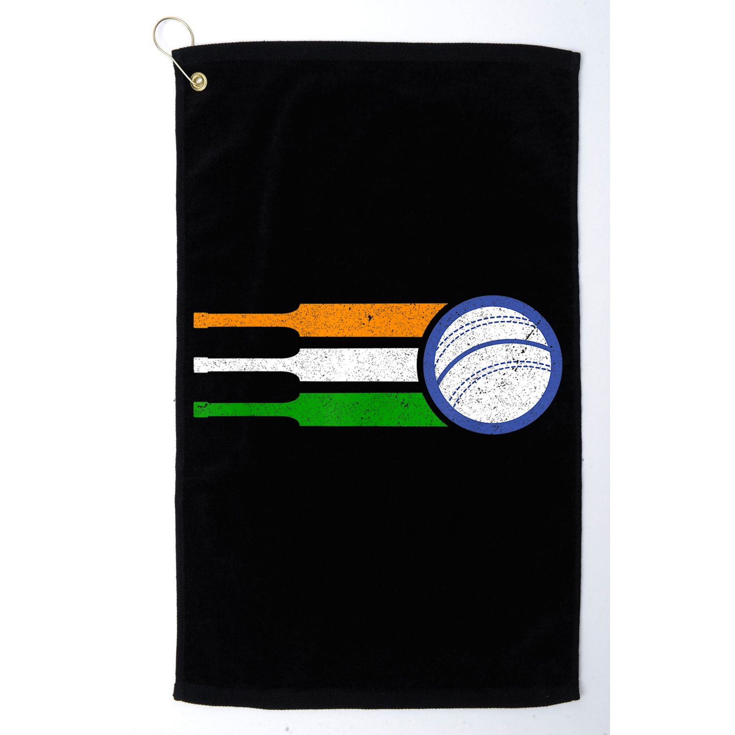 India Cricket Team Gift Indian Cricket Fan Flag Gift Golf Towel