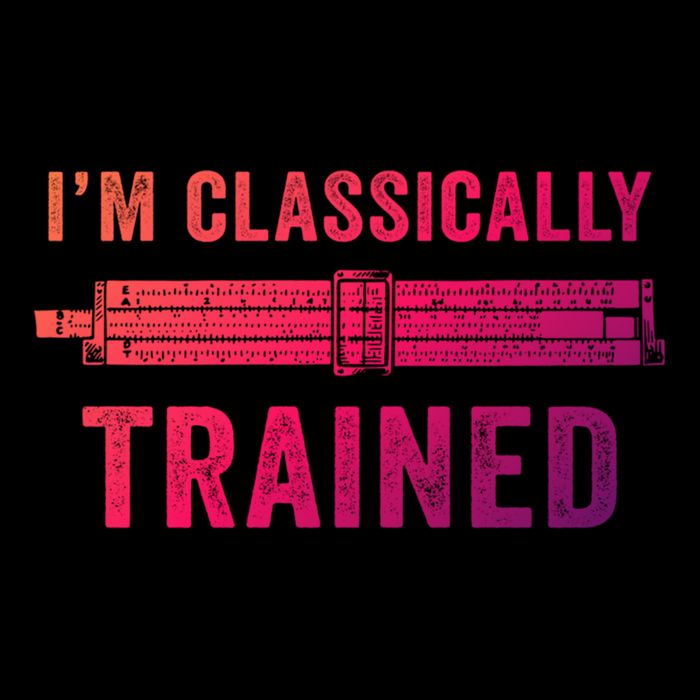 IM Classically Trained Slide Rule Mechanical Analog Gift 7-Panel Snapback Hat
