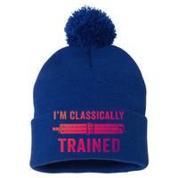 IM Classically Trained Slide Rule Mechanical Analog Gift Pom Pom 12in Knit Beanie