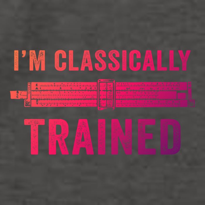 IM Classically Trained Slide Rule Mechanical Analog Gift Vector Backpack