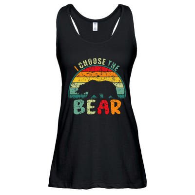 I Choose The Bear Ladies Essential Flowy Tank