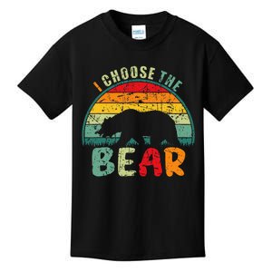 I Choose The Bear Kids T-Shirt