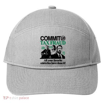 Itisbarelylegl Commit Tax Fraud Martha Stewart Nick Cage All Your 7-Panel Snapback Hat