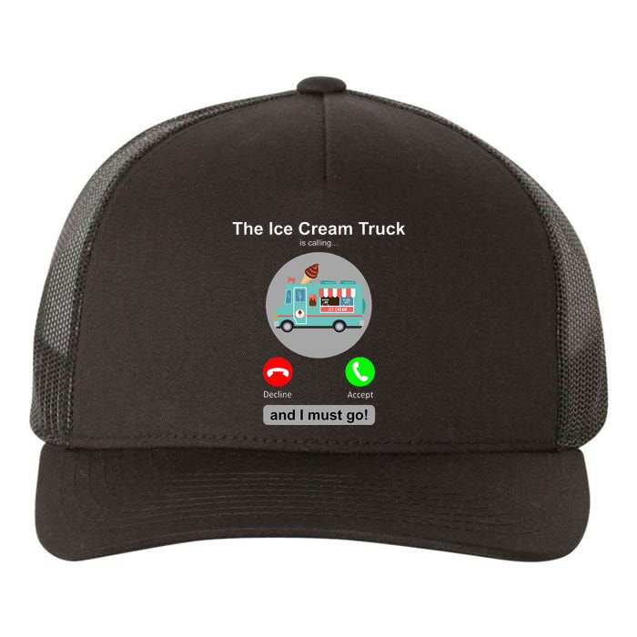 Ice Cream Truck Funny Ice Cream Truck Lover Gift Yupoong Adult 5-Panel Trucker Hat