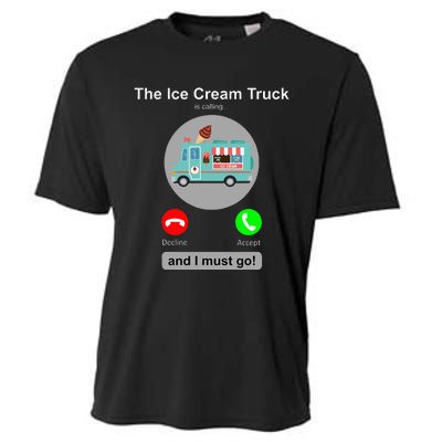 Ice Cream Truck Funny Ice Cream Truck Lover Gift Cooling Performance Crew T-Shirt