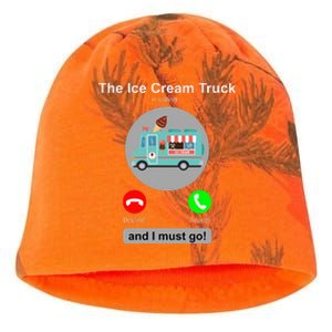 Ice Cream Truck Funny Ice Cream Truck Lover Gift Kati - Camo Knit Beanie