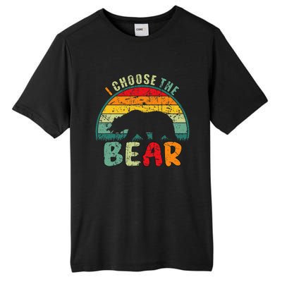 I Choose The Bear Tall Fusion ChromaSoft Performance T-Shirt