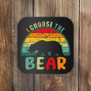 I Choose The Bear Coaster