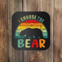 I Choose The Bear Coaster