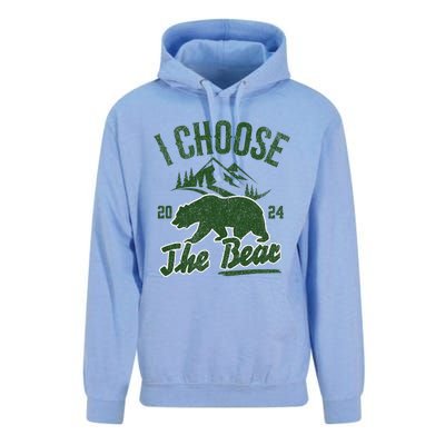 I Choose The Bear 2024 Unisex Surf Hoodie