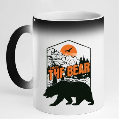 I Choose The Bear 11oz Black Color Changing Mug