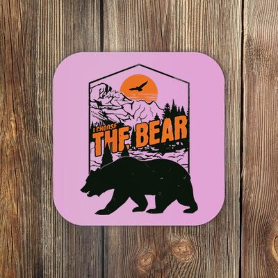 I Choose The Bear Coaster