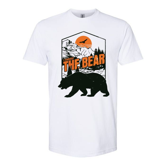 I Choose The Bear Softstyle CVC T-Shirt