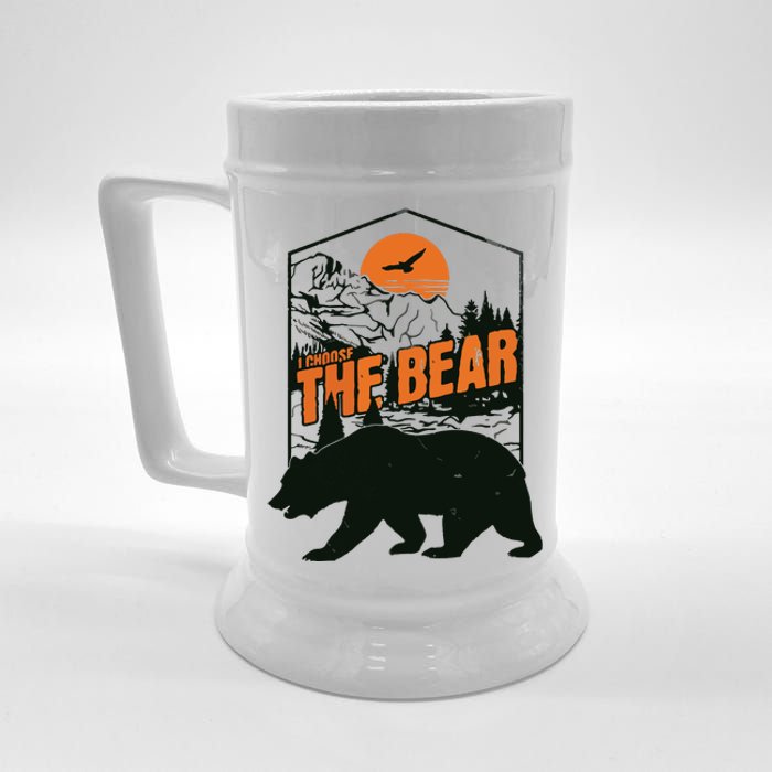 I Choose The Bear Beer Stein