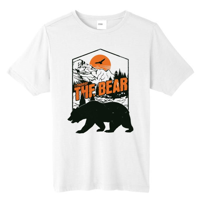 I Choose The Bear Tall Fusion ChromaSoft Performance T-Shirt