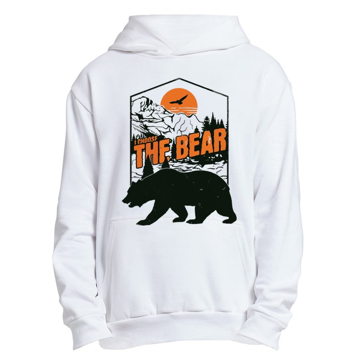 I Choose The Bear Urban Pullover Hoodie