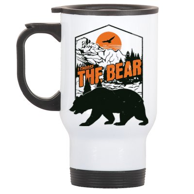 I Choose The Bear Stainless Steel Travel Mug