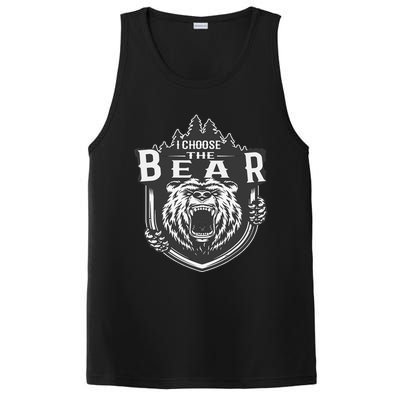 I Choose The Bear In The Woods PosiCharge Competitor Tank