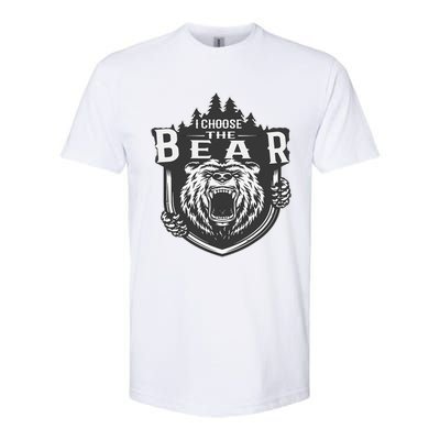 I Choose The Bear In The Woods Softstyle CVC T-Shirt