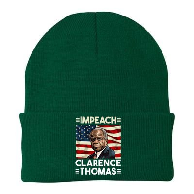 Impeach Clarence Thomas Supreme Court Justice Knit Cap Winter Beanie