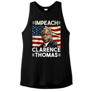 Impeach Clarence Thomas Supreme Court Justice Ladies PosiCharge Tri-Blend Wicking Tank