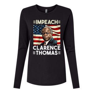 Impeach Clarence Thomas Supreme Court Justice Womens Cotton Relaxed Long Sleeve T-Shirt