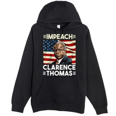 Impeach Clarence Thomas Supreme Court Justice Premium Pullover Hoodie