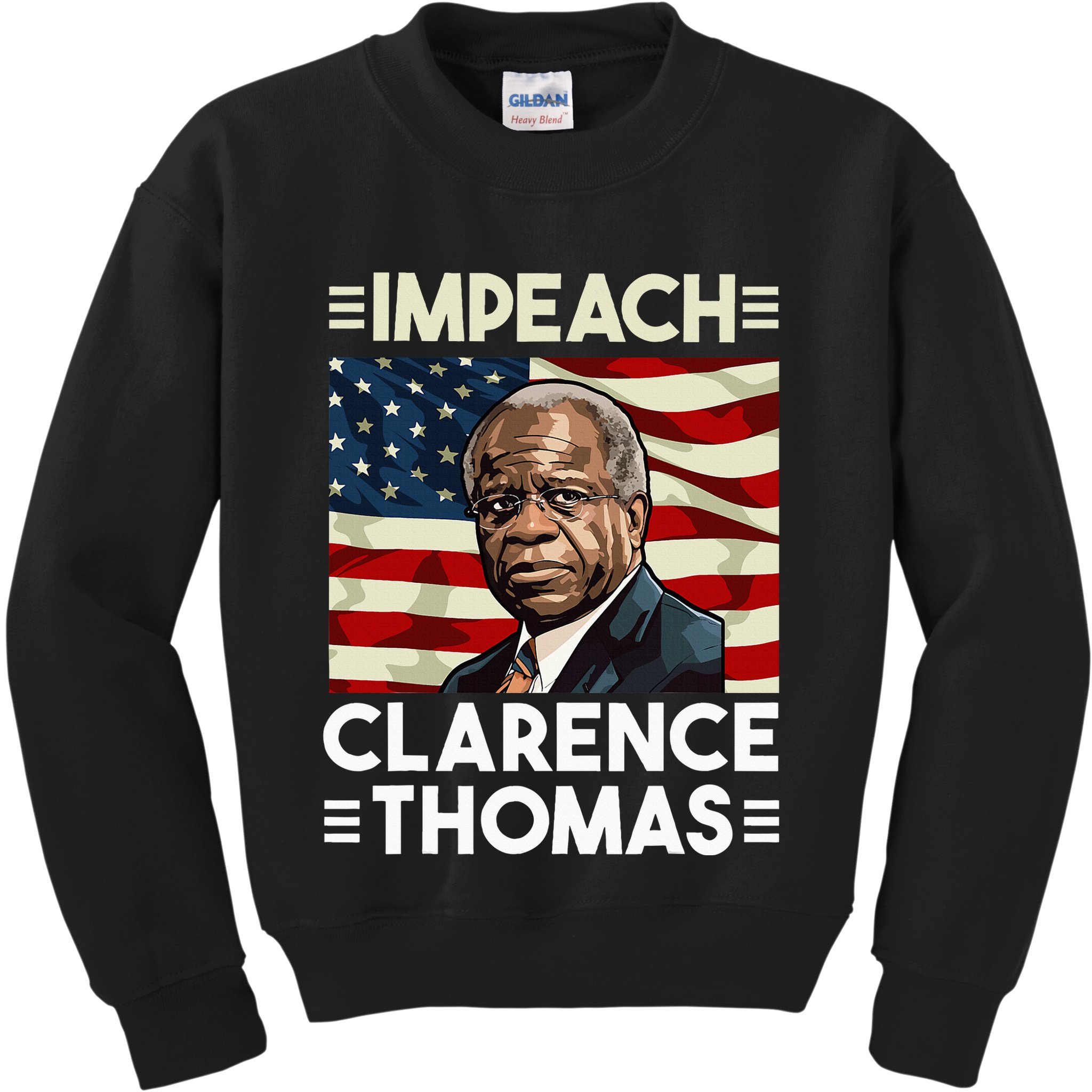 Impeach Clarence Thomas Supreme Court Justice Kids Sweatshirt