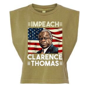 Impeach Clarence Thomas Supreme Court Justice Garment-Dyed Women's Muscle Tee