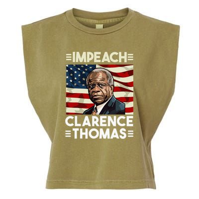 Impeach Clarence Thomas Supreme Court Justice Garment-Dyed Women's Muscle Tee