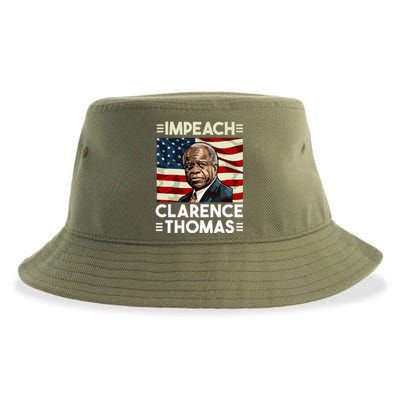 Impeach Clarence Thomas Supreme Court Justice Sustainable Bucket Hat