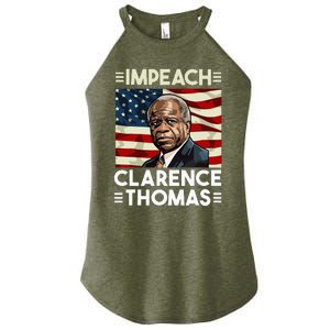 Impeach Clarence Thomas Supreme Court Justice Women's Perfect Tri Rocker Tank