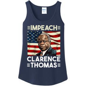 Impeach Clarence Thomas Supreme Court Justice Ladies Essential Tank