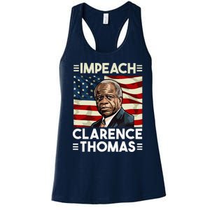 Impeach Clarence Thomas Supreme Court Justice Women's Racerback Tank