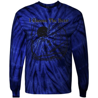 I Choose The Bear Female Empowerment Tie-Dye Long Sleeve Shirt